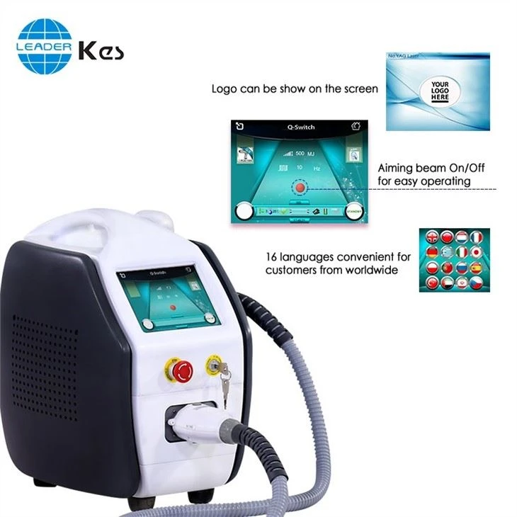 Q Switched Laser Nd Yag Laser Tattoo Removal Machine